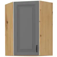 Konyhaszekrény STILO DUSTGREY/ARTISAN 60X60 GN-90 1F (45°)