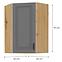 Konyhaszekrény STILO DUSTGREY/ARTISAN 60X60 GN-90 1F (45°),2