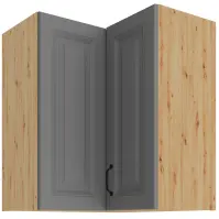 Konyhaszekrény STILO DUSTGREY/ARTISAN 60X60 GN-72 2F (90°)
