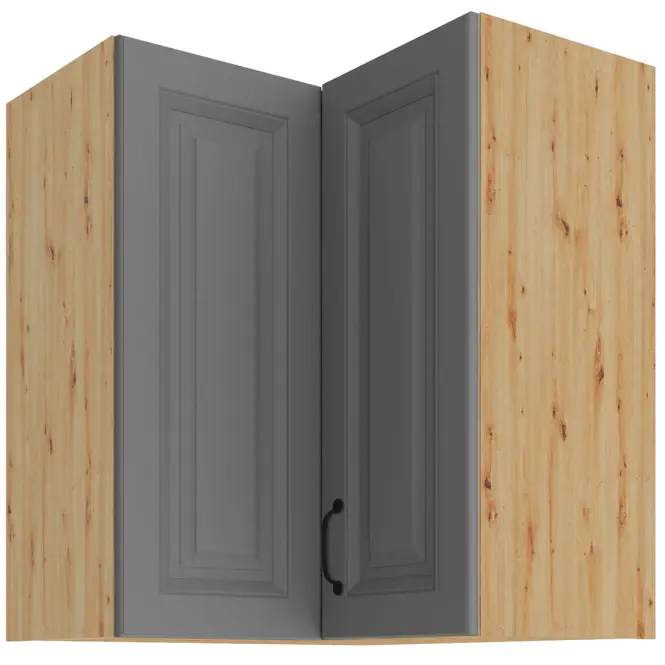 Konyhaszekrény STILO DUSTGREY/ARTISAN 60X60 GN-72 2F (90°)