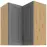 Konyhaszekrény STILO DUSTGREY/ARTISAN 60X60 GN-72 2F (90°)