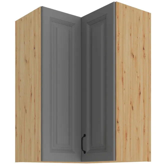 Konyhaszekrény STILO DUSTGREY/ARTISAN 60X60 GN-90 2F (90°)