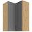 Konyhaszekrény STILO DUSTGREY/ARTISAN 60X60 GN-90 2F (90°)