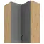 Konyhaszekrény STILO DUSTGREY/ARTISAN 60X60 GN-90 2F (90°)