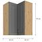 Konyhaszekrény STILO DUSTGREY/ARTISAN 60X60 GN-90 2F (90°),2