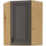 Konyhaszekrény STILO GRAFIT/ARTISAN 60X60 GN-90 1F (45°)