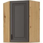 Konyhaszekrény STILO GRAFIT/ARTISAN 60X60 GN-90 1F (45°)