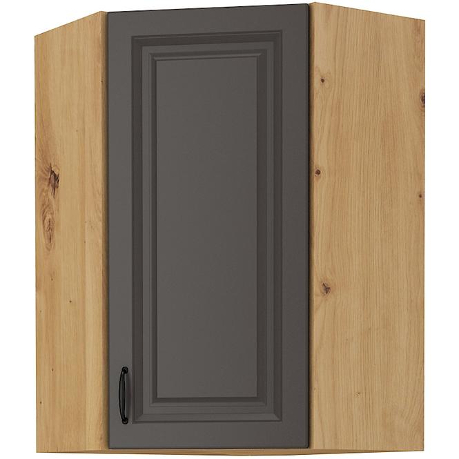 Konyhaszekrény STILO GRAFIT/ARTISAN 60X60 GN-90 1F (45°)