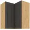 Konyhaszekrény STILO GRAFIT/ARTISAN 60X60 GN-72 2F (90°)