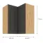 Konyhaszekrény STILO GRAFIT/ARTISAN 60X60 GN-72 2F (90°),2