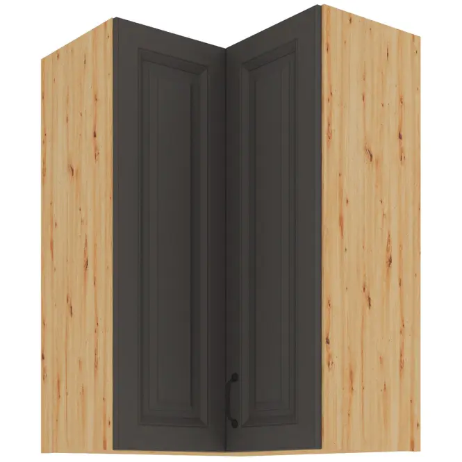 Konyhaszekrény STILO GRAFIT/ARTISAN 60X60 GN-90 2F (90°)