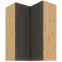 Konyhaszekrény STILO GRAFIT/ARTISAN 60X60 GN-90 2F (90°)