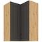 Konyhaszekrény STILO GRAFIT/ARTISAN 60X60 GN-90 2F (90°)