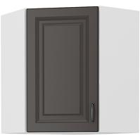 Konyhaszekrény STILO GRAFIT/fehér 60X60 GN-72 2F (45°)