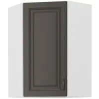 Konyhaszekrény STILO GRAFIT/fehér 60X60 GN-90 1F (45°)
