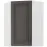 Konyhaszekrény STILO GRAFIT/fehér 60X60 GN-90 1F (45°)