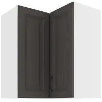 Konyhaszekrény STILO GRAFIT/fehér 60X60 GN-72 2F (90°)