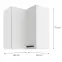 Konyhaszekrény LUNA fehér/fehér 60X60 GN-72 2F (90°),2