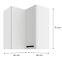 Konyhaszekrény LUNA fehér/fehér 60X60 GN-72 2F (90°),2