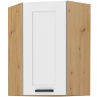 Konyhaszekrény LUNA fehér/ARTISAN 60X60 GN-90 1F (45°)