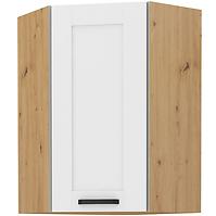 Konyhaszekrény LUNA fehér/ARTISAN 60X60 GN-90 1F (45°)