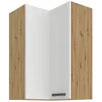 Konyhaszekrény LUNA fehér/ARTISAN 60X60 GN-90 2F (90°)