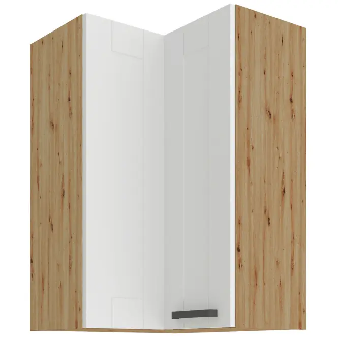 Konyhaszekrény LUNA fehér/ARTISAN 60X60 GN-90 2F (90°)