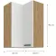 Konyhaszekrény LUNA fehér/ARTISAN 60X60 GN-90 2F (90°),2