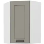 Konyhaszekrény LUNA CLAYGREY/fehér 60X60 GN-90 1F (45°)