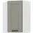 Konyhaszekrény LUNA CLAYGREY/fehér 60X60 GN-90 1F (45°)