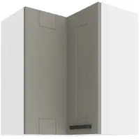 Konyhaszekrény LUNA CLAYGREY/fehér 60X60 GN-72 2F (90°)