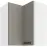 Konyhaszekrény LUNA CLAYGREY/fehér 60X60 GN-72 2F (90°)