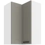 Konyhaszekrény LUNA CLAYGREY/fehér 60X60 GN-90 2F (90°)