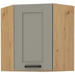 Konyhaszekrény LUNA CLAYGREY/ARTISAN 60X60 GN-72 2F (45°)