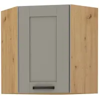 Konyhaszekrény LUNA CLAYGREY/ARTISAN 60X60 GN-72 2F (45°)
