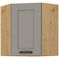 Konyhaszekrény LUNA CLAYGREY/ARTISAN 60X60 GN-72 2F (45°)