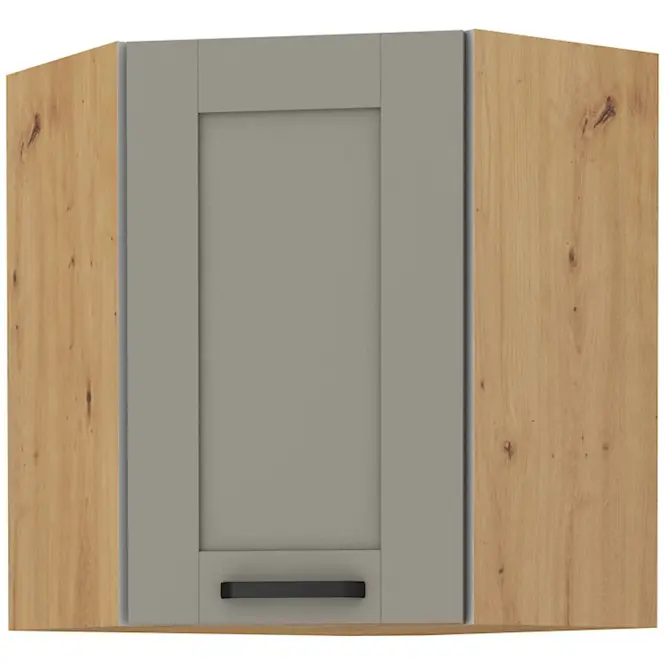Konyhaszekrény LUNA CLAYGREY/ARTISAN 60X60 GN-72 2F (45°)