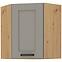 Konyhaszekrény LUNA CLAYGREY/ARTISAN 60X60 GN-72 2F (45°)