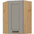 Konyhaszekrény LUNA CLAYGREY/ARTISAN 60X60 GN-90 1F (45°)