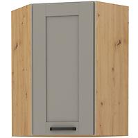 Konyhaszekrény LUNA CLAYGREY/ARTISAN 60X60 GN-90 1F (45°)
