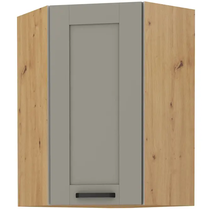 Konyhaszekrény LUNA CLAYGREY/ARTISAN 60X60 GN-90 1F (45°)