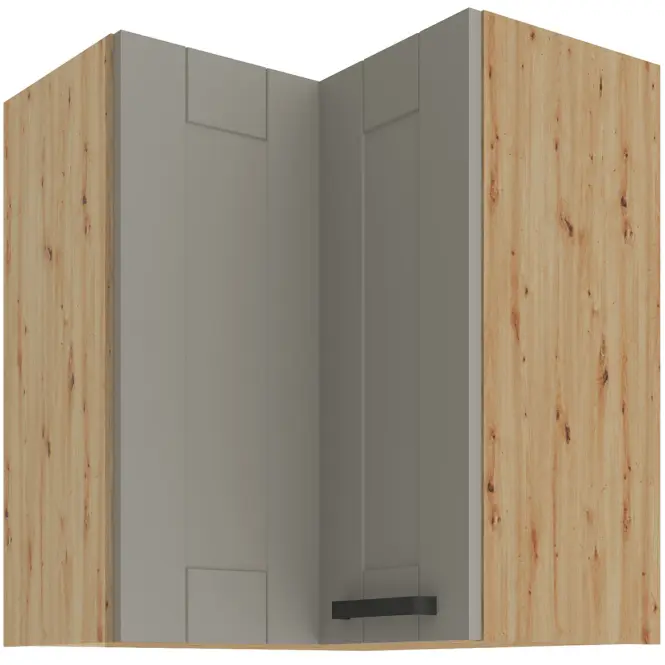 Konyhaszekrény LUNA CLAYGREY/ARTISAN 60X60 GN-72 2F (90°)