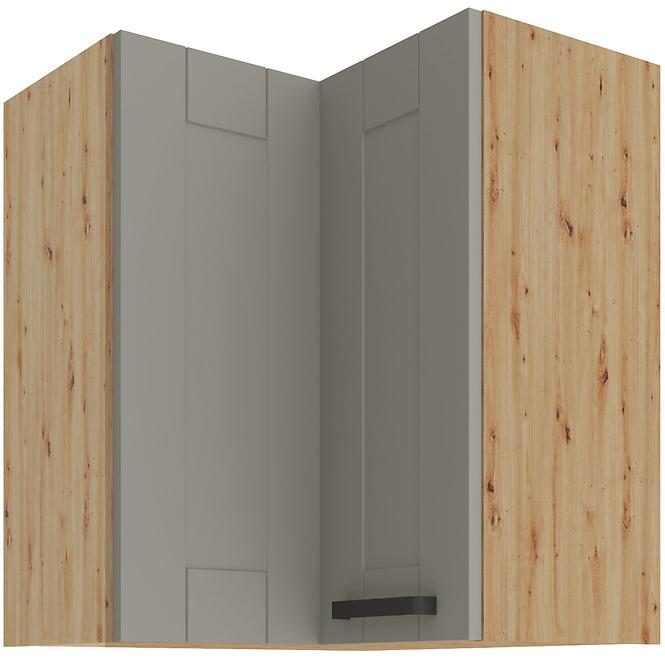 Konyhaszekrény LUNA CLAYGREY/ARTISAN 60X60 GN-72 2F (90°)