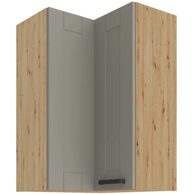 Konyhaszekrény LUNA CLAYGREY/ARTISAN 60X60 GN-90 2F (90°)