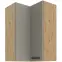 Konyhaszekrény LUNA CLAYGREY/ARTISAN 60X60 GN-90 2F (90°)