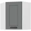 Konyhaszekrény LUNA DUSTGREY/fehér 60X60 GN-72 2F (45°)