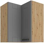 Konyhaszekrény LUNA DUSTGREY/ARTISAN 60X60 GN-72 2F (90°)