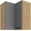 Konyhaszekrény LUNA DUSTGREY/ARTISAN 60X60 GN-72 2F (90°)