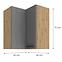 Konyhaszekrény LUNA DUSTGREY/ARTISAN 60X60 GN-72 2F (90°),2