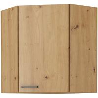 Konyhaszekrény MODENA Fekete/tölgy ARTISAN 60X60 GN-72 2F (45°)